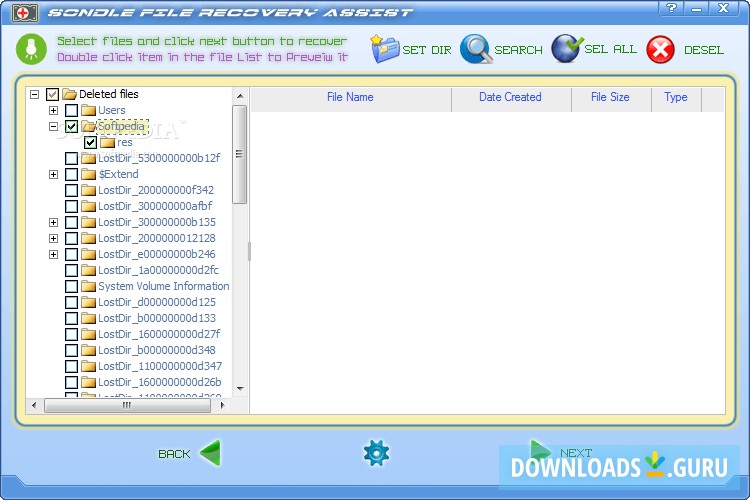 Sondle File Recovery Assist