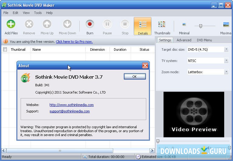 window dvd maker free download window 8