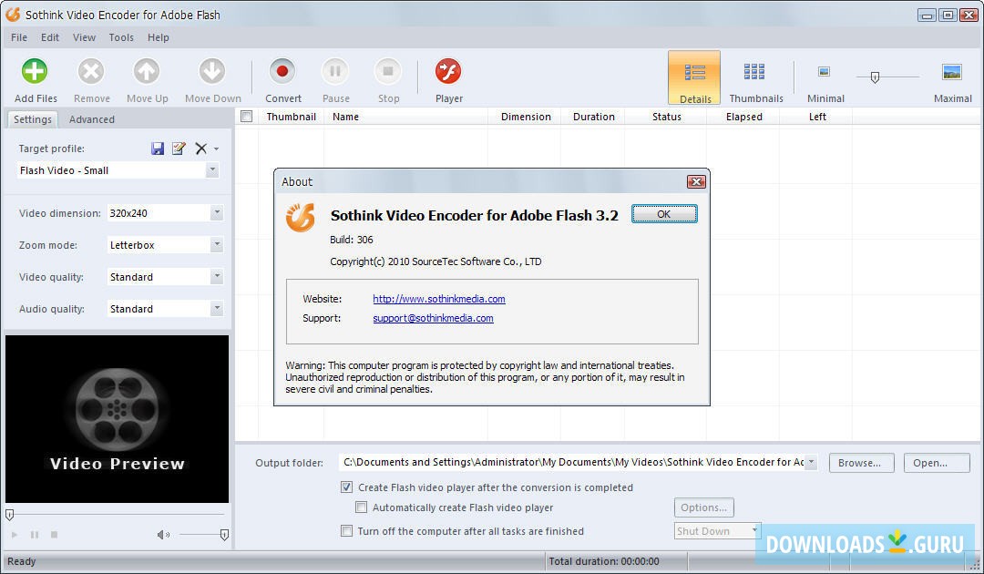 Sothink Video Encoder for Adobe Flash