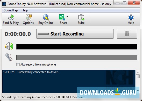 SoundTap Streaming Audio Recorder