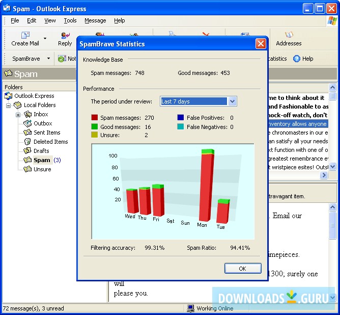 SpamBrave for Outlook Express