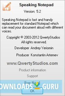 Speaking Notepad