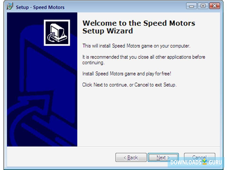 Installation Welcome Screen