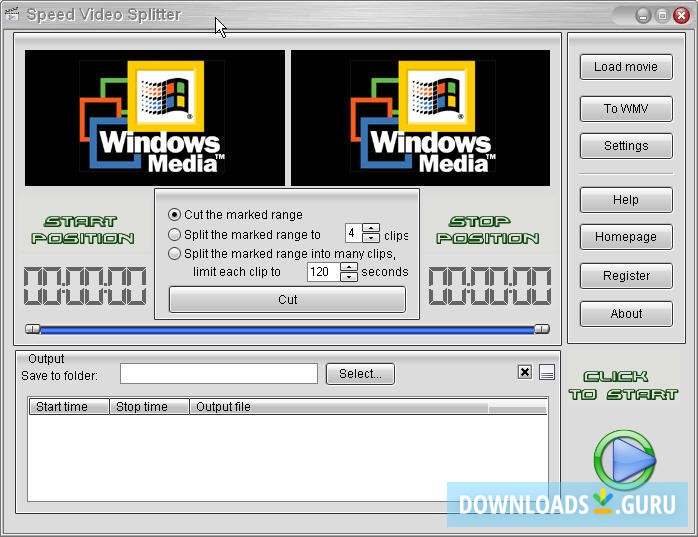 Speed Video Splitter
