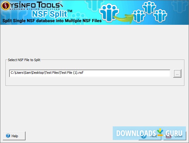 Split Lotus Notes Archive Software