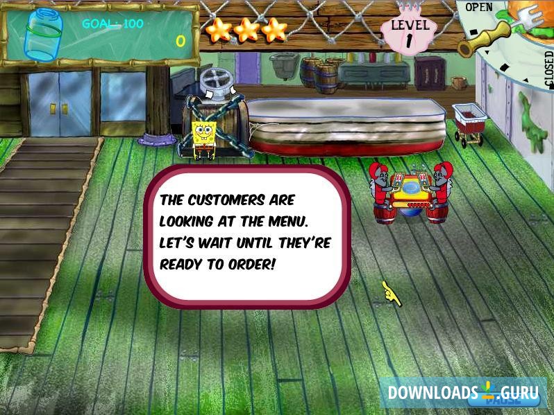 play free online game spongebob diner dash