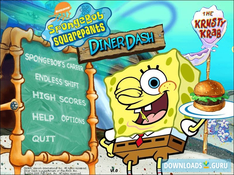 spongebob diner dash part 1