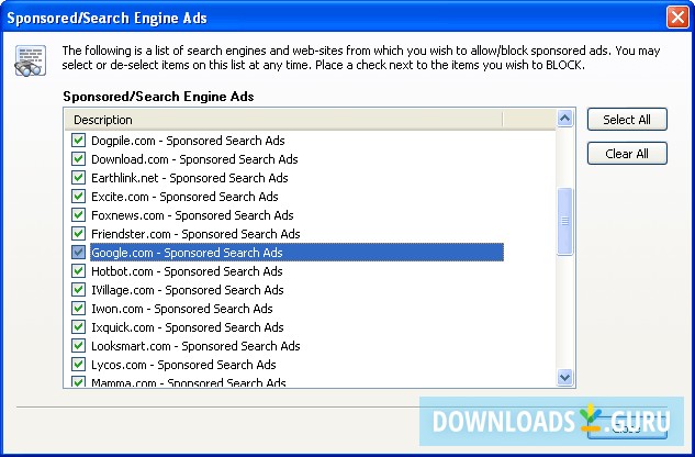 Sponsored Ad Blocker