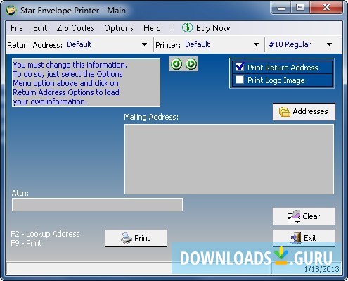 Star Envelope Printer Pro