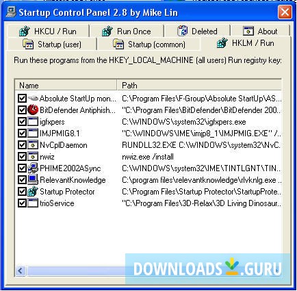HKEY Local Machine Option
