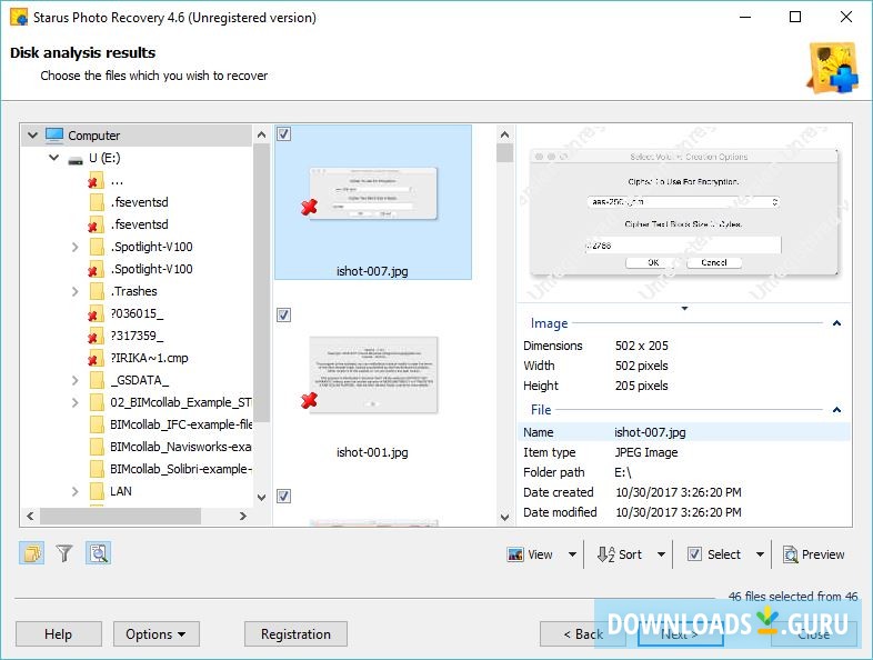 Checking Scan Results
