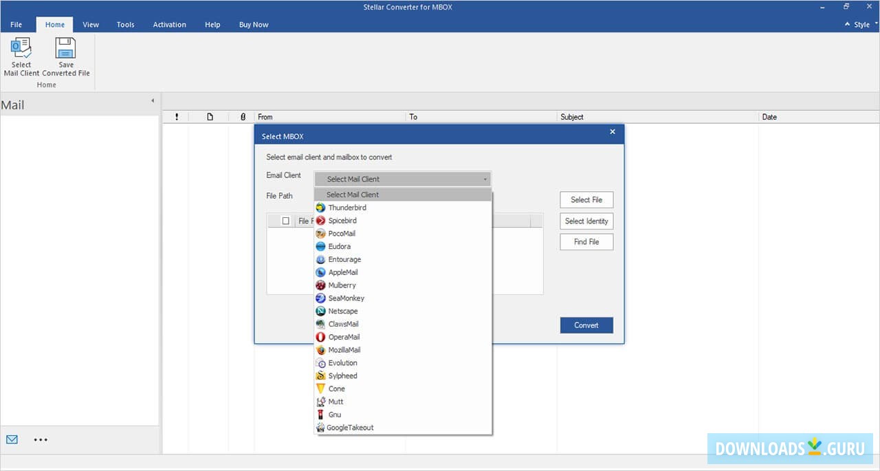 Stellar Outlook PST to MBOX Converter