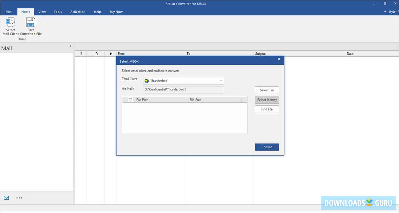 Stellar Outlook PST to MBOX Converter