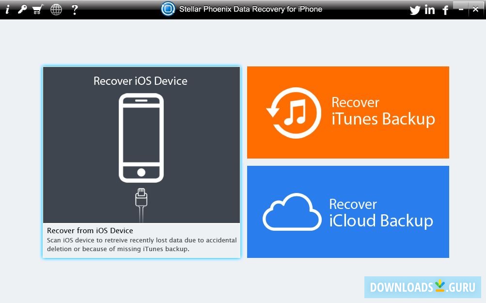 Stellar Phoenix Data Recovery for iPhone