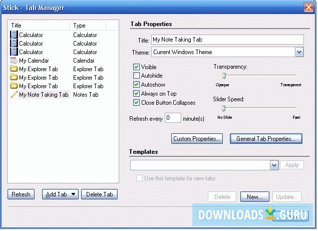 Tab Manager