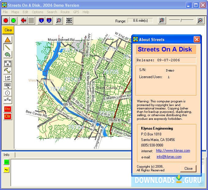 Streets On A Disk