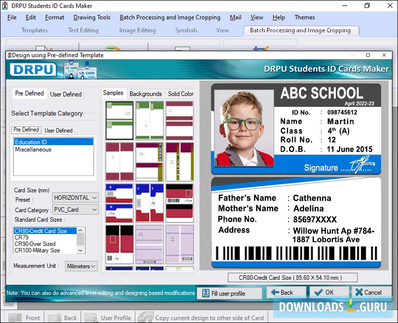 Student ID Cards Maker