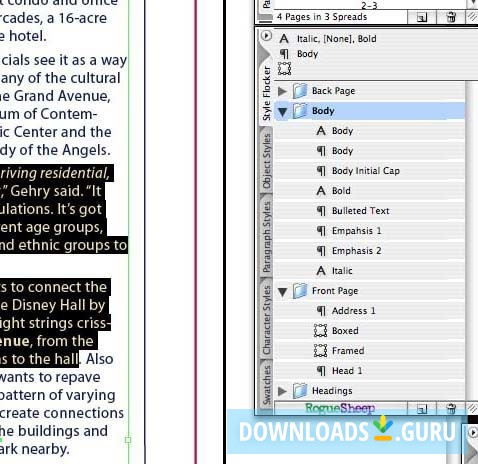 Style Flocker for InDesign