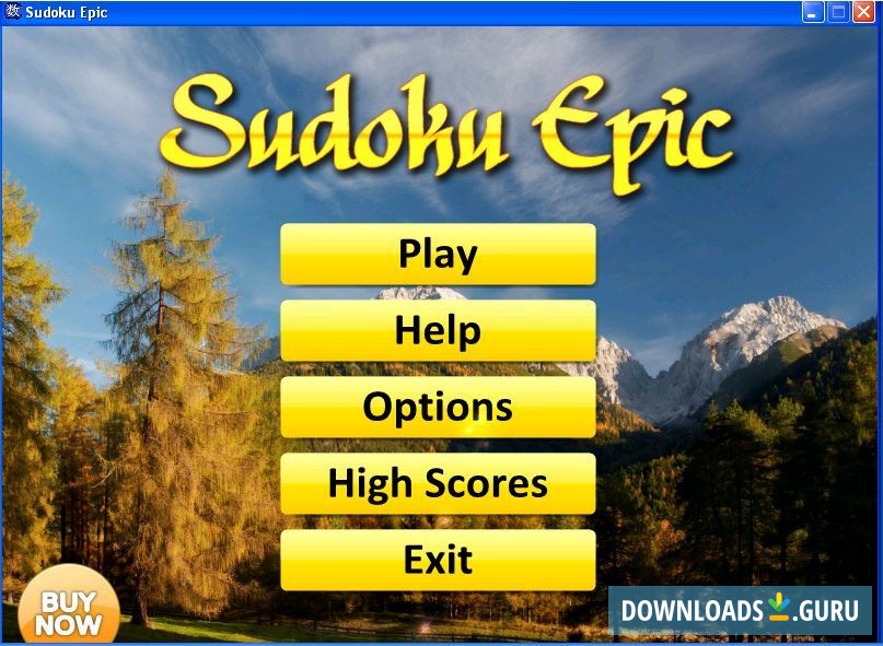 Main menu