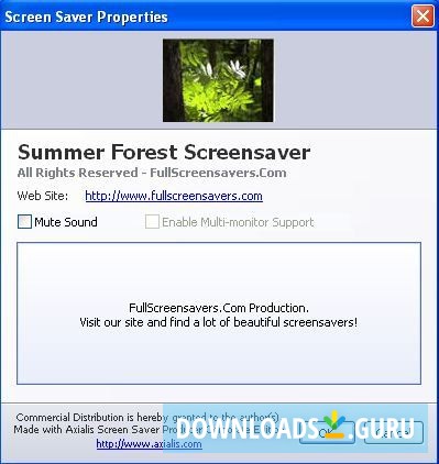Summer Forest Screensaver