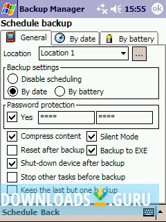 Sunnysoft Backup Manager