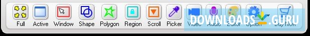 Main toolbar