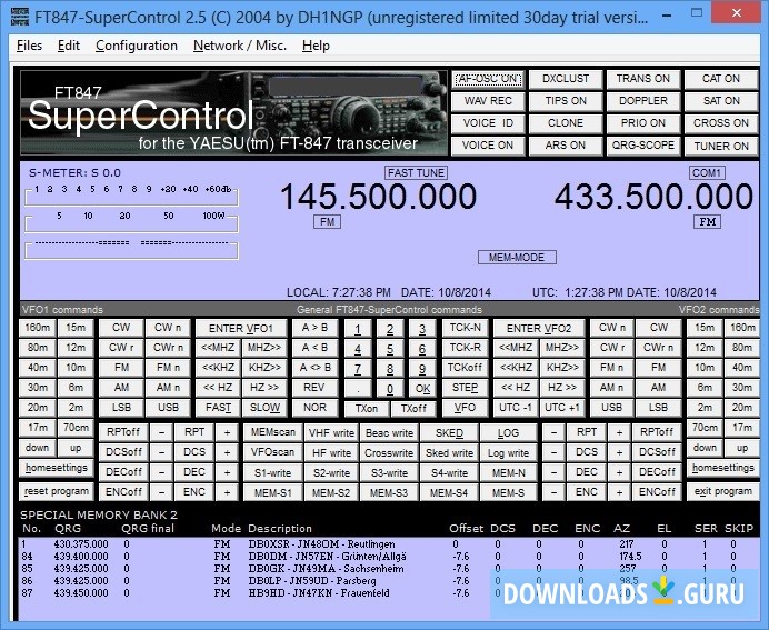 SuperControl Amateur Radio CAT Software