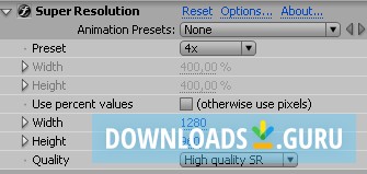 SuperResolution plugin