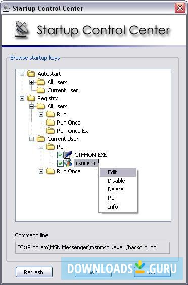 SureShot Control Center