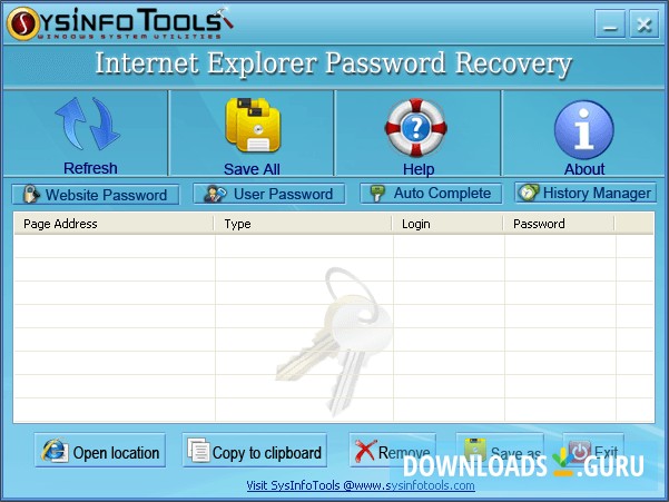 SysInfoTools IE Password Recovery