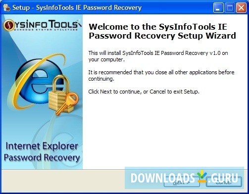 SysInfoTools IE Password Recovery