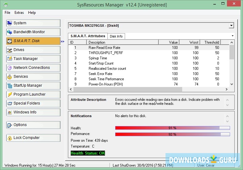 SysResources Manager
