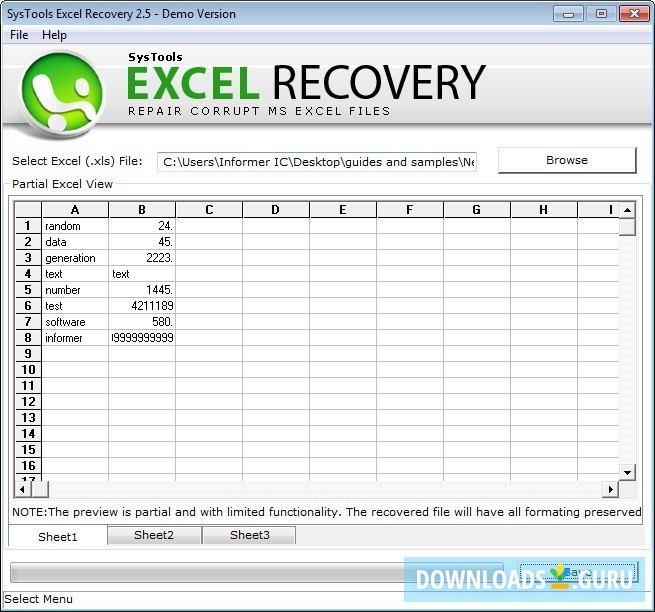 Magic Excel Recovery 4.6 download the last version for windows