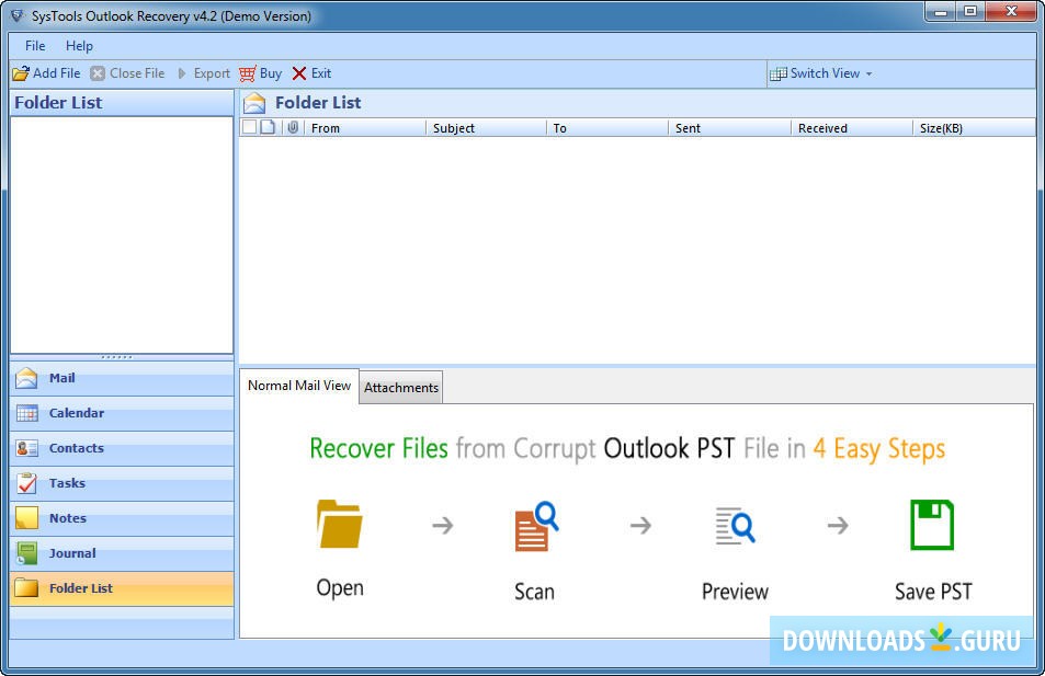 download the new for windows SysTools
