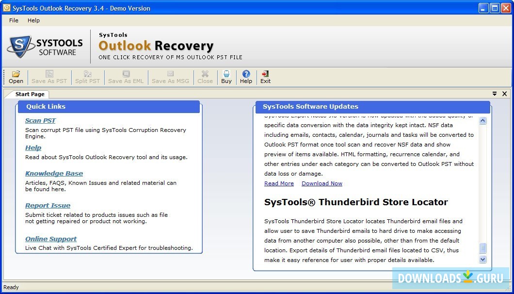 systools outlook pst repair