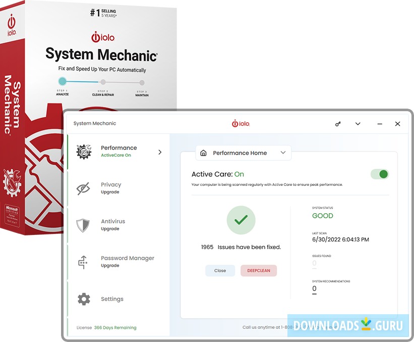 System Mechanic Trial