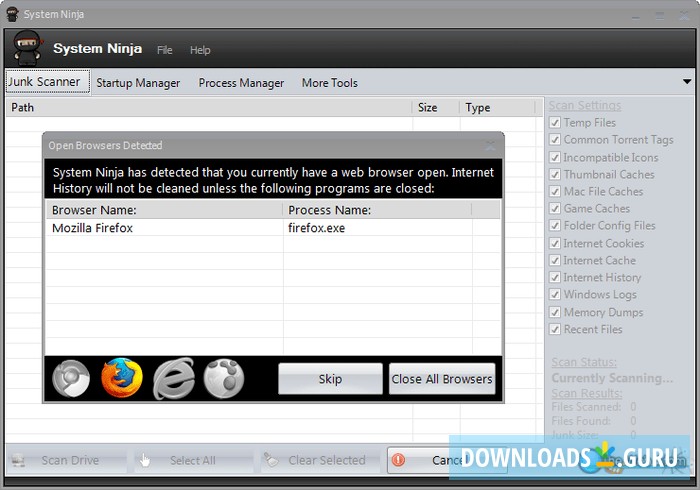 Browser optimization