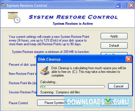 Disk cleanup