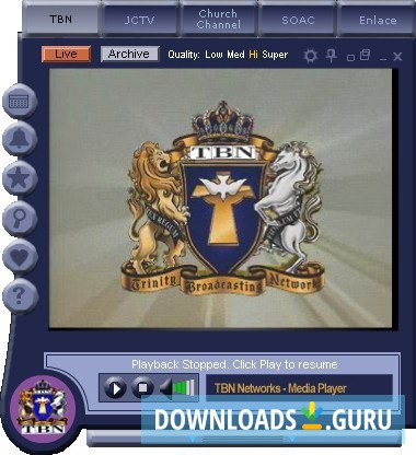 TBN Networks Media Player