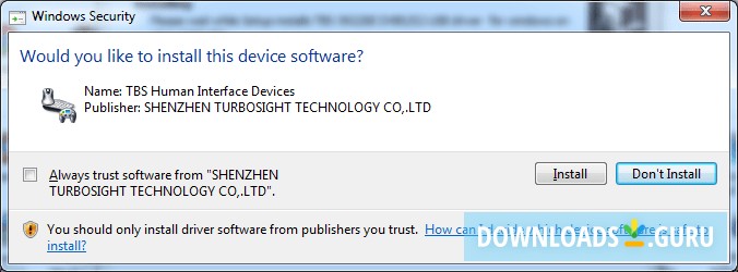 TBS 5922SE DVBSS2 USB for windows