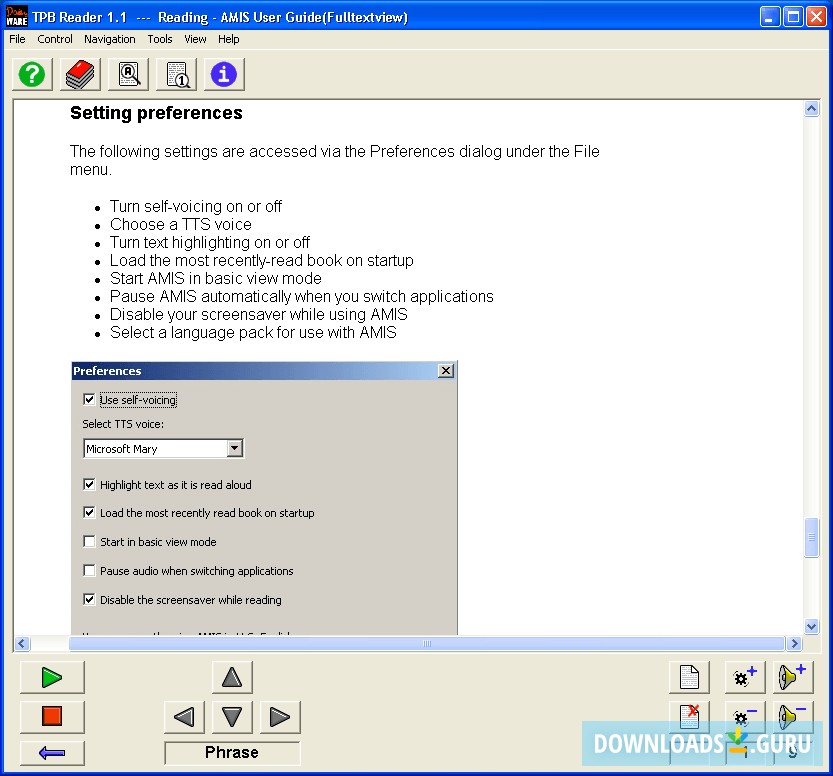 Reading Using The Fulltext View