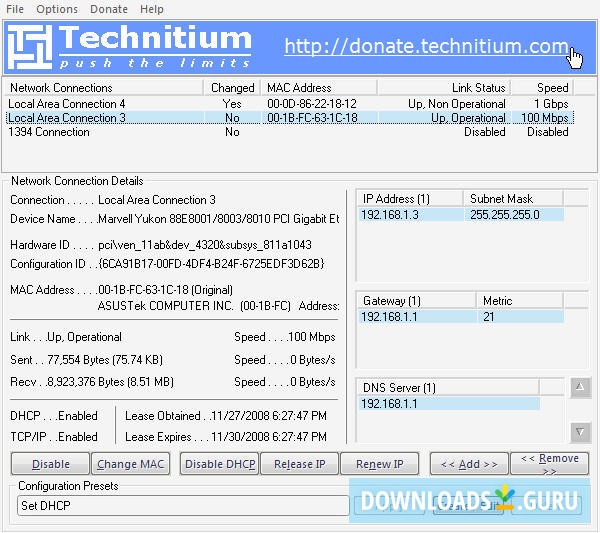 Download Technitium Mac Address Changer For Windows 10