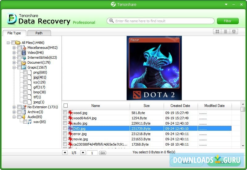 Tenorshare Data Recovery Standard