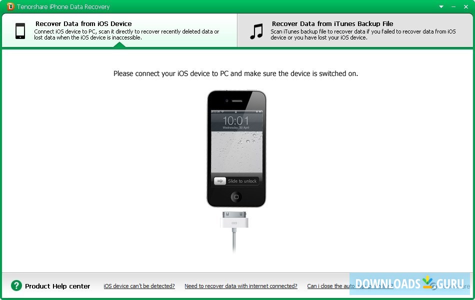 tenorshare iphone data recovery