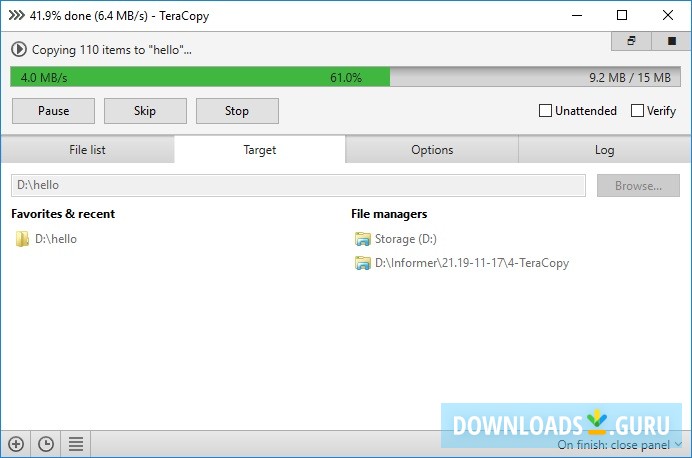 teracopy windows 10