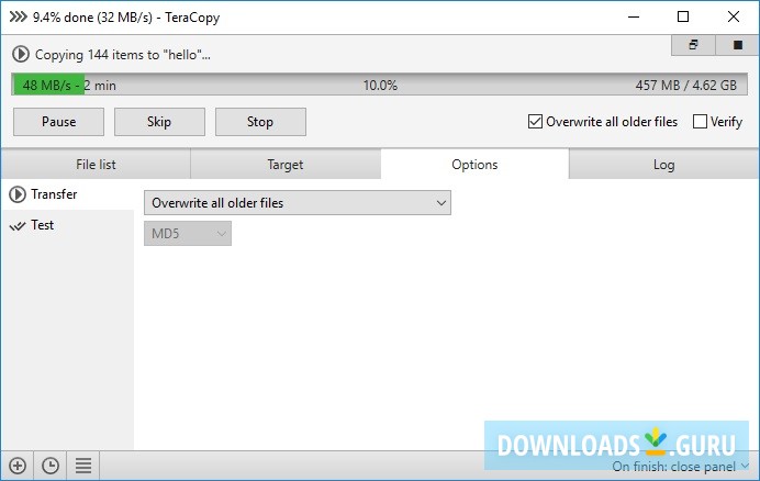 tera copy for windows 10