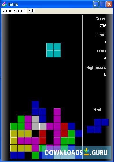 full tetris screen