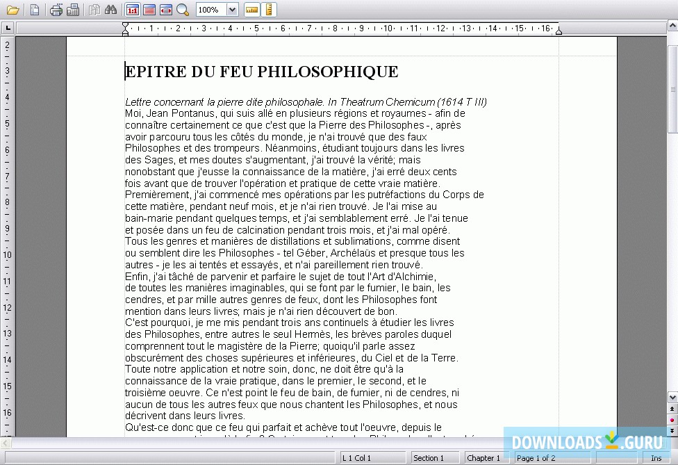Main document window