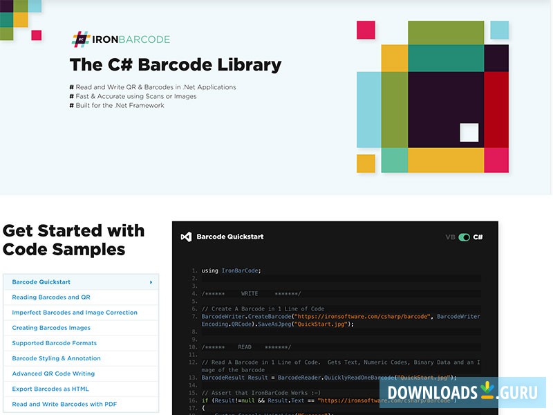 The C# Barcode Library