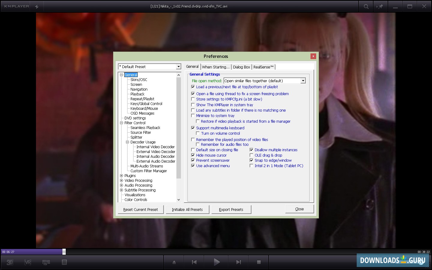 the kmplayer for windows 7